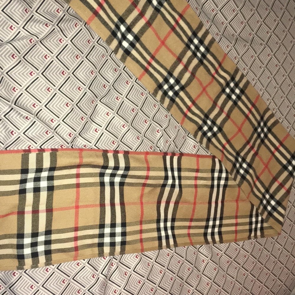 Brown Scarf With Patterns